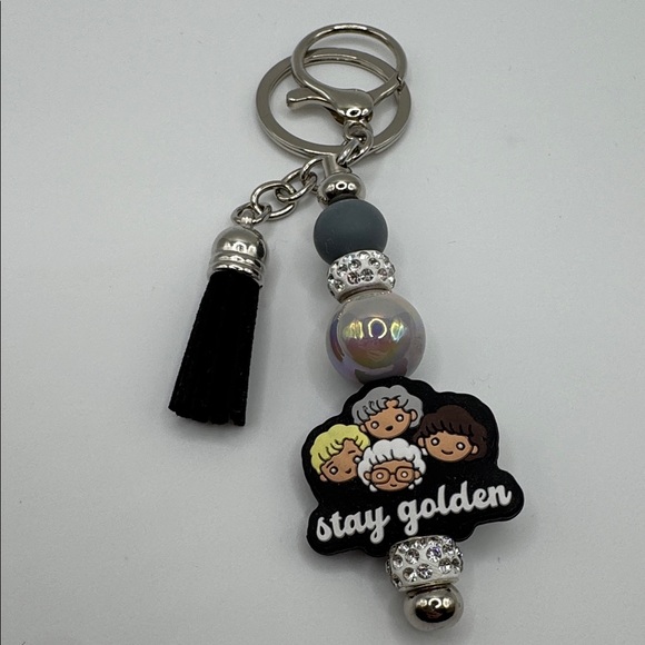 Handmade Accessories - Golden Girls Keychain Stay Golden